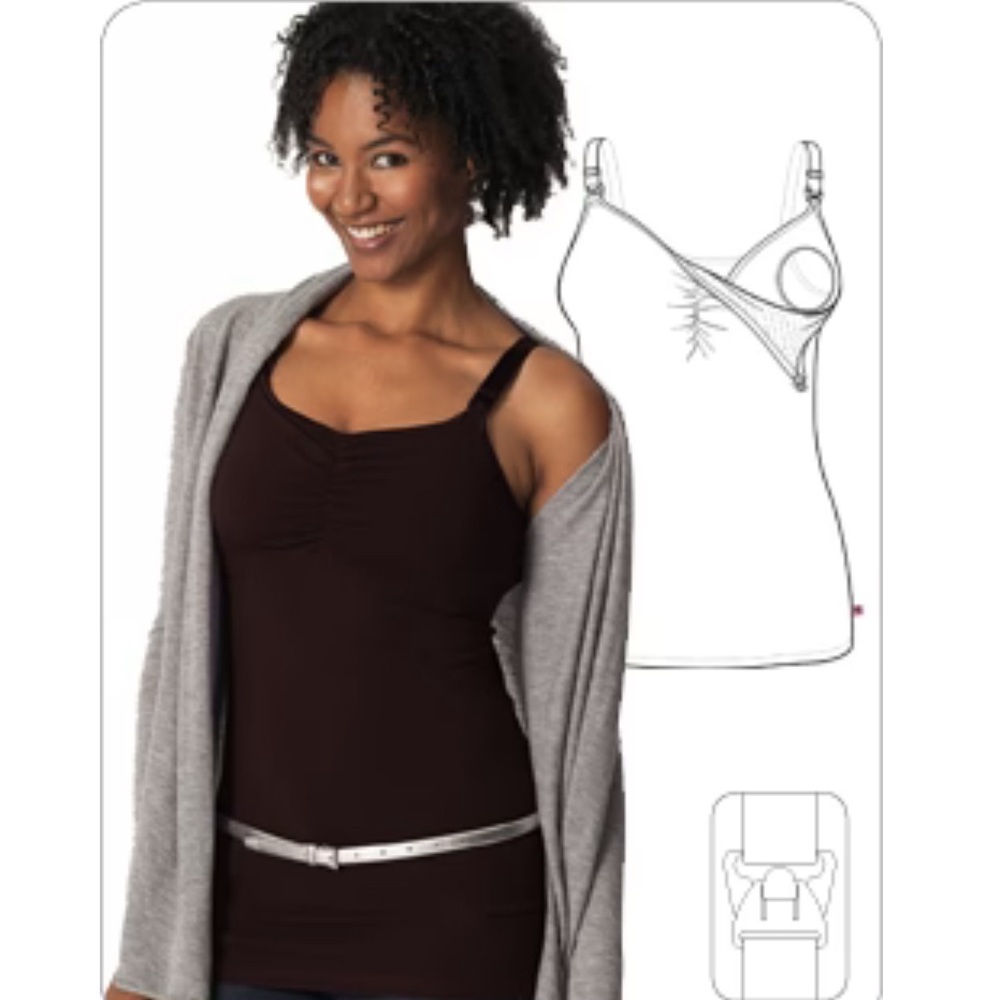 Glamourmom Nursing Bra Full Bust Long Top